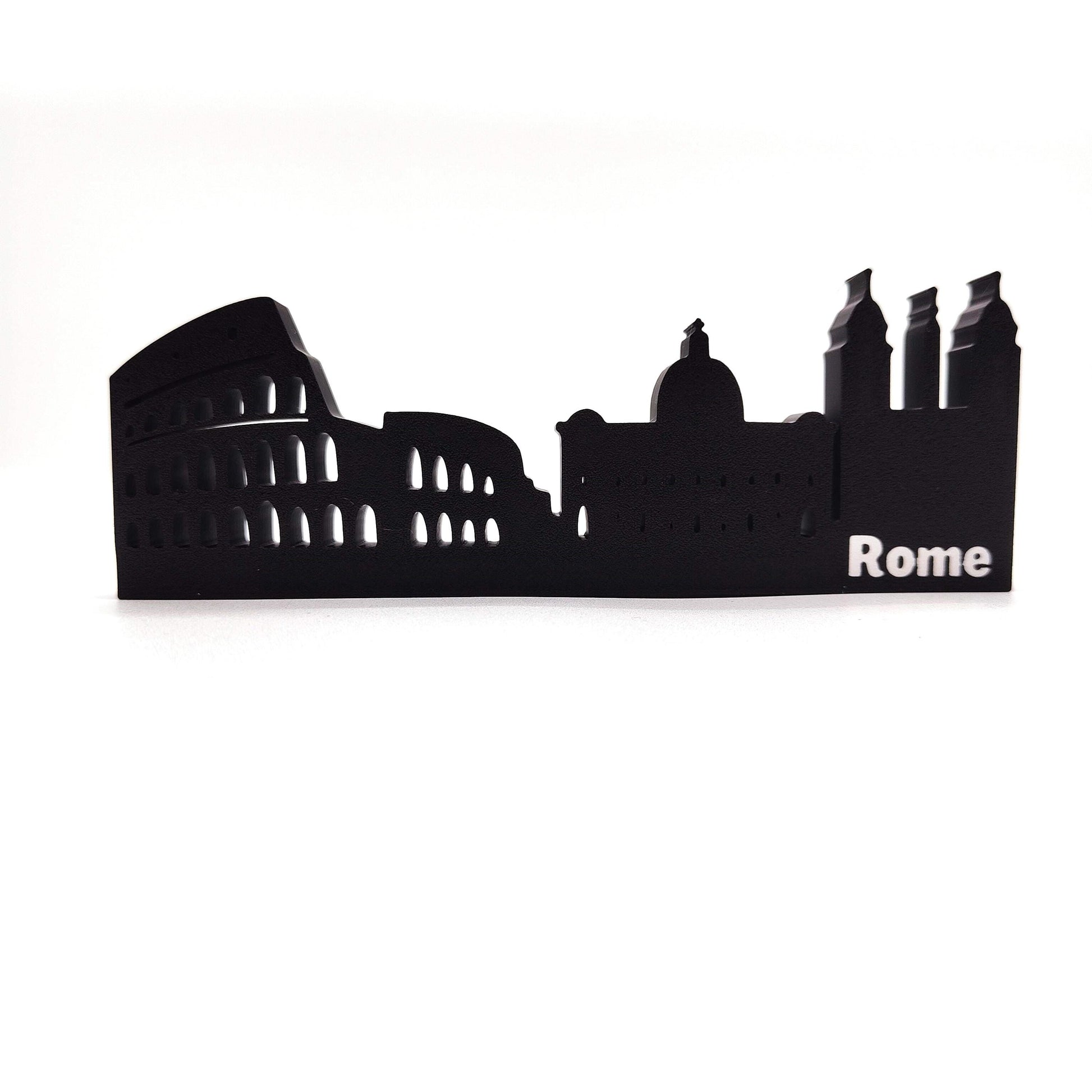 Rome Skyline Featuring the Colosseum and Historic Landmarks, Perfect for Adding a Touch of Italian Heritage to Your Home or Office