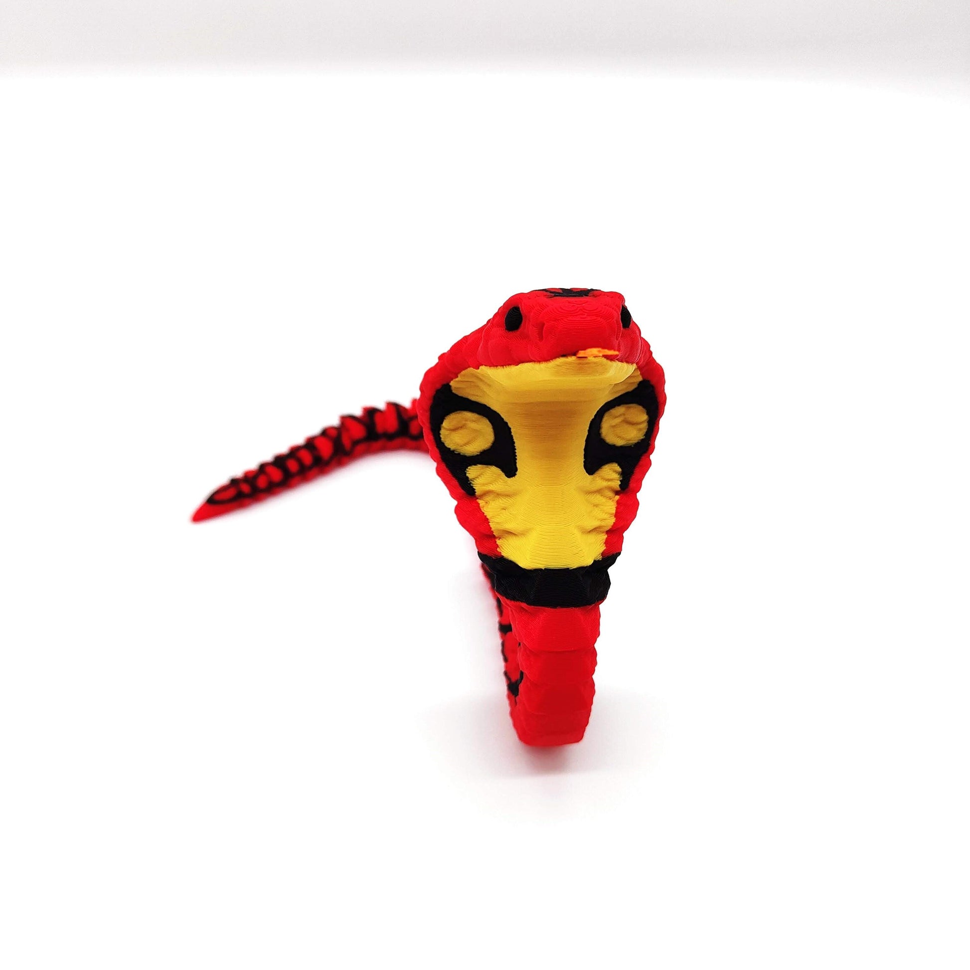 Cobra Snake with Striking Detail, Perfect for Home Décor, Educational Displays, Themed Parties, or as a Unique Gift for Wildlife Enthusiasts
