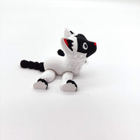 Siamese Black and White Cat Figurine - Cute Animal Toy - Unique Collectible Gift for Cat Lovers, Perfect Home Decor, Desk Companion