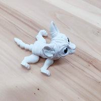 Sphynx Cat Figurine with Big Expressive Eyes – The Perfect Gift for Cat Lovers and Home Décor Enthusiasts, Flexi Sphynx Cat