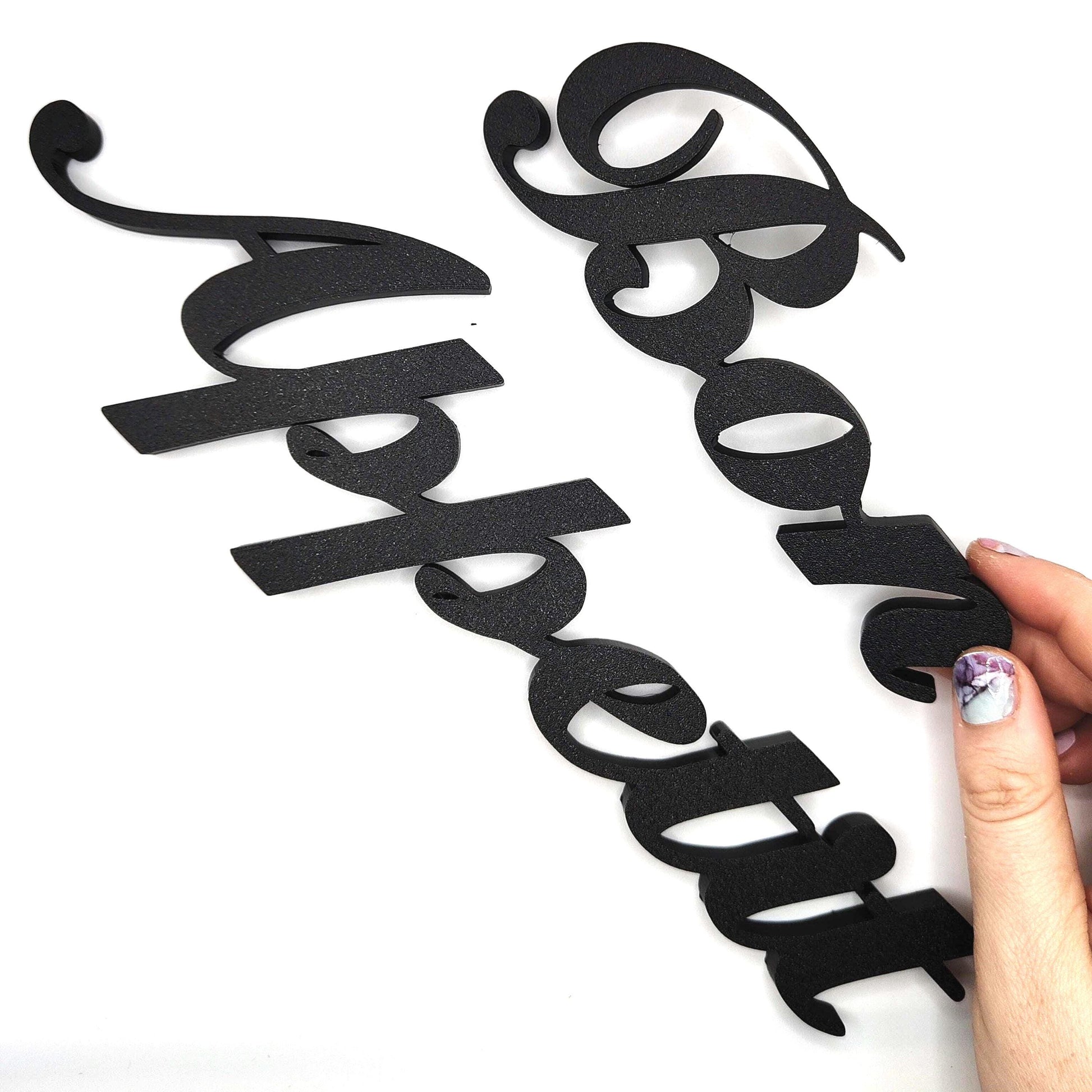 Elegant 'Bon Appétit' Wall Sign in Black Script - Perfect Kitchen or Dining Room Décor, Modern Home Accent, Ready to Hang