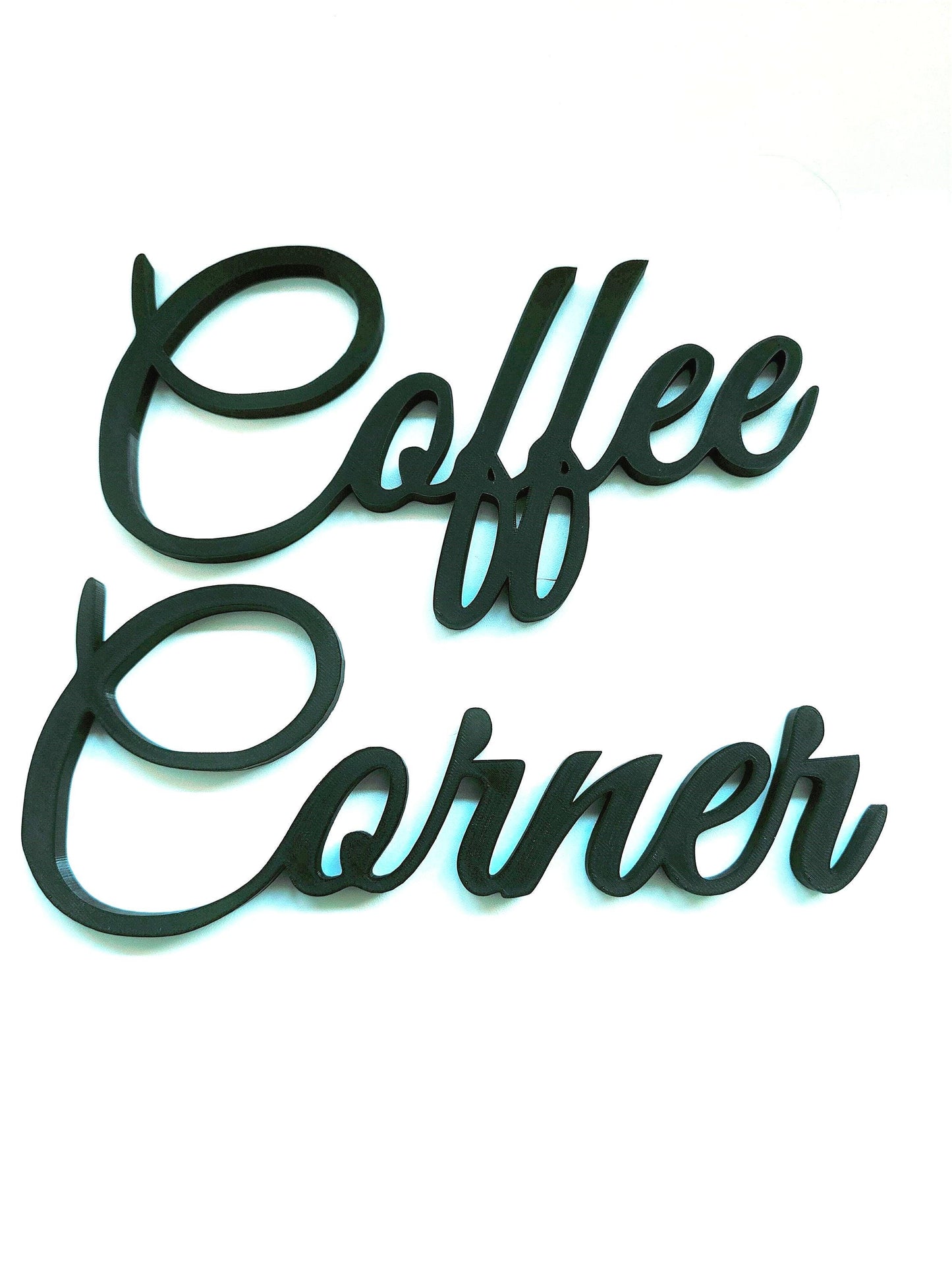 Coffee corner sign, wall plastic sign, coffee sign, gift for coffee lover, coffee bar decoration