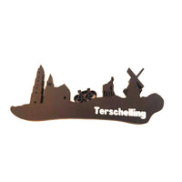 Terschelling skyline, Capture the Charm of Terschelling with This Stunning Dutch Skyline - A Must-Have Decorative Piece
