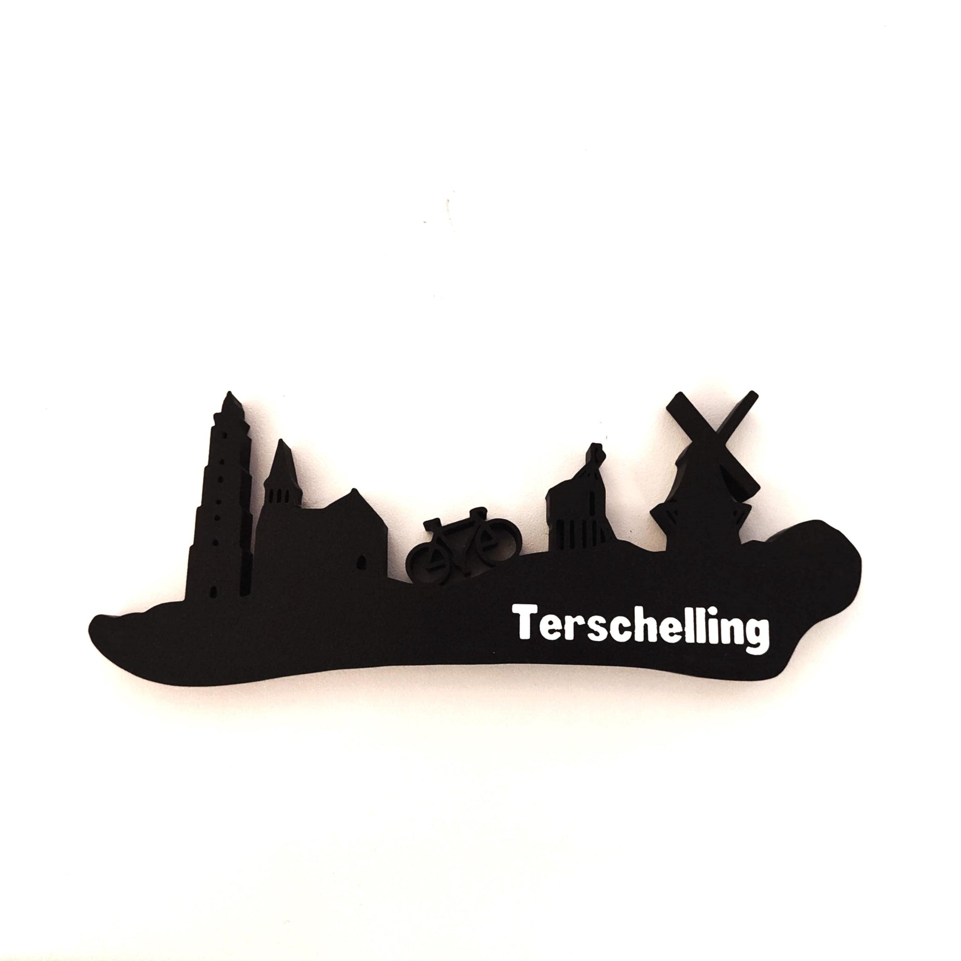 Terschelling skyline, Capture the Charm of Terschelling with This Stunning Dutch Skyline - A Must-Have Decorative Piece