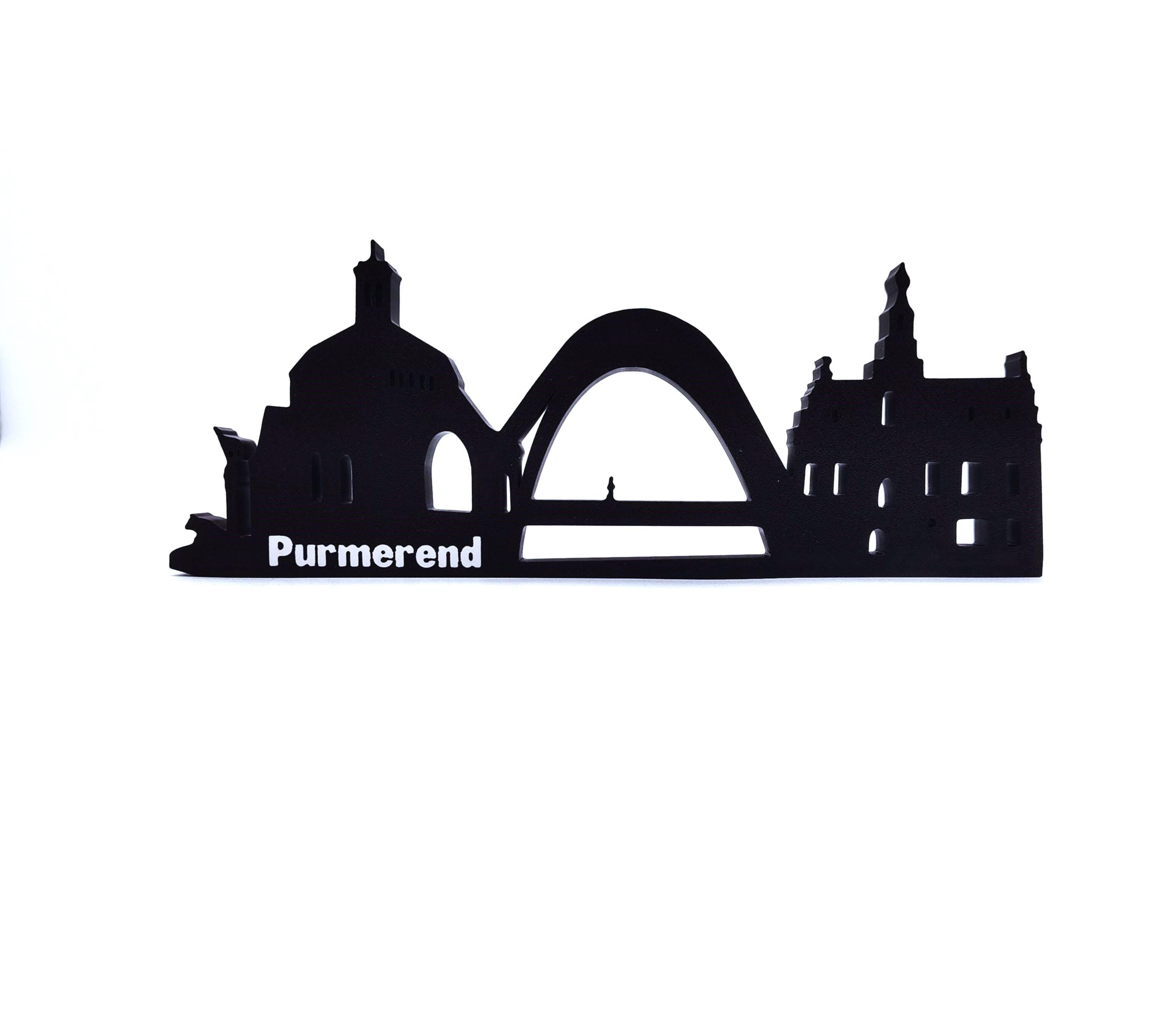 Purmerend Skyline – Perfect for Modern Home Decor, Office Accents, or Unique Dutch Souvenirs