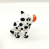 Adorable Baby Cow Figurine – Cute Black and White Spotted Cow Toy – Perfect for Animal Lovers, Kids' Gifts, and Farmhouse Decor