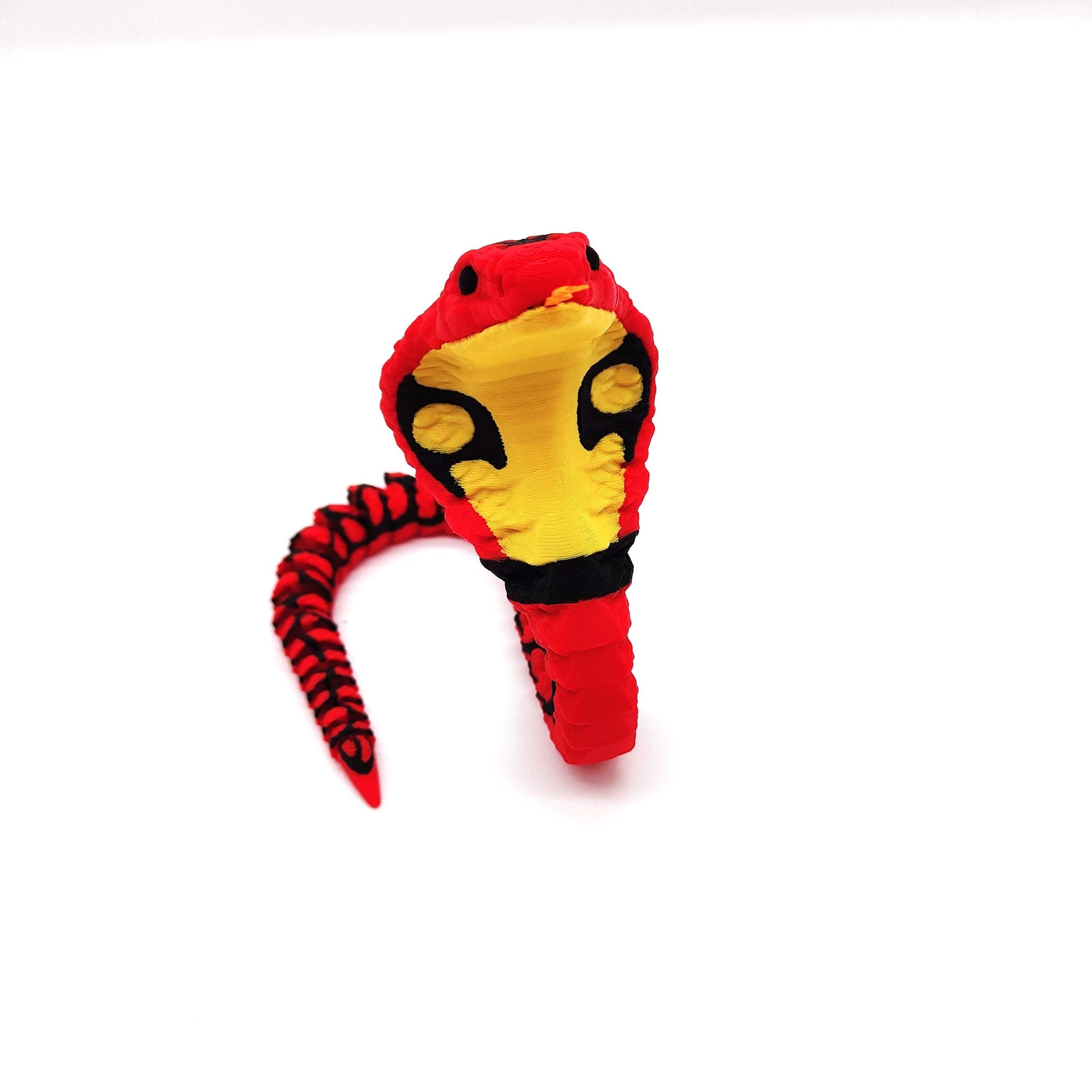 Cobra Snake with Striking Detail, Perfect for Home Décor, Educational Displays, Themed Parties, or as a Unique Gift for Wildlife Enthusiasts