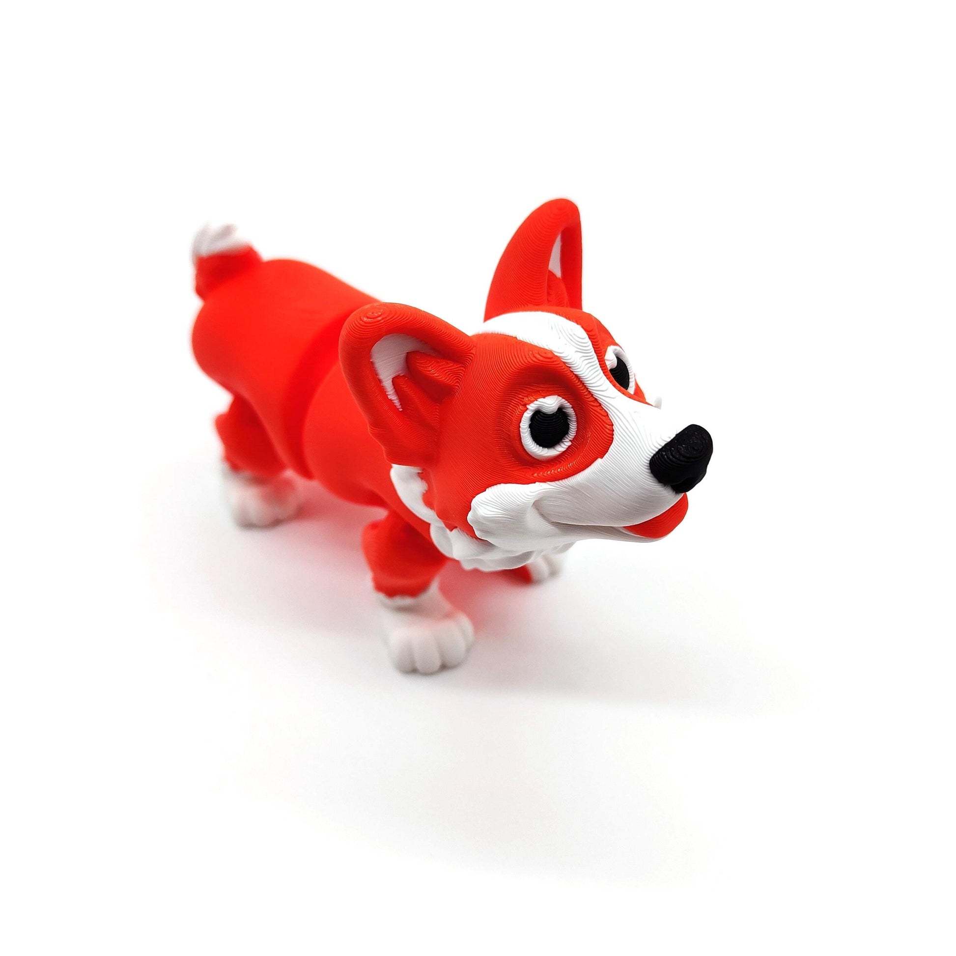 Adorable Articulated Corgi Figurine - Collectible Gift for Corgi Lovers and Dog Enthusiasts - Perfect Home Decor or Desk Companion