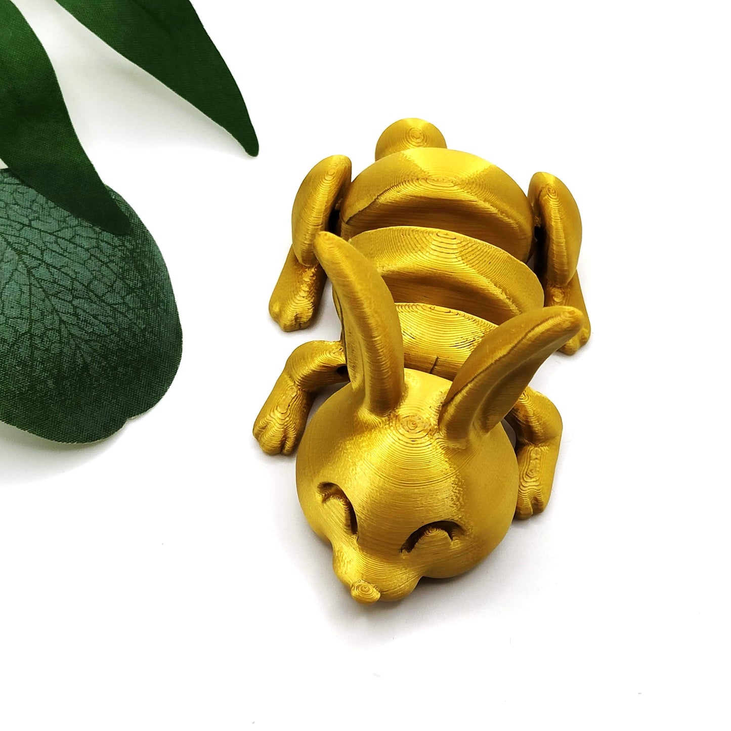 Bunny Rabbit | Easter | 3d Printed | Articulated Flexible | Custom Fidget Toy, Desk Pet, Unique Toy - Fidget Toy