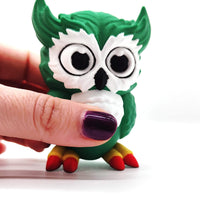 Enchanting Owl Figurine – Perfect for Home Décor, Office Desk Accent, Nursery, Gift – Rustic Woodland Charm, owl toy, owl sculpture