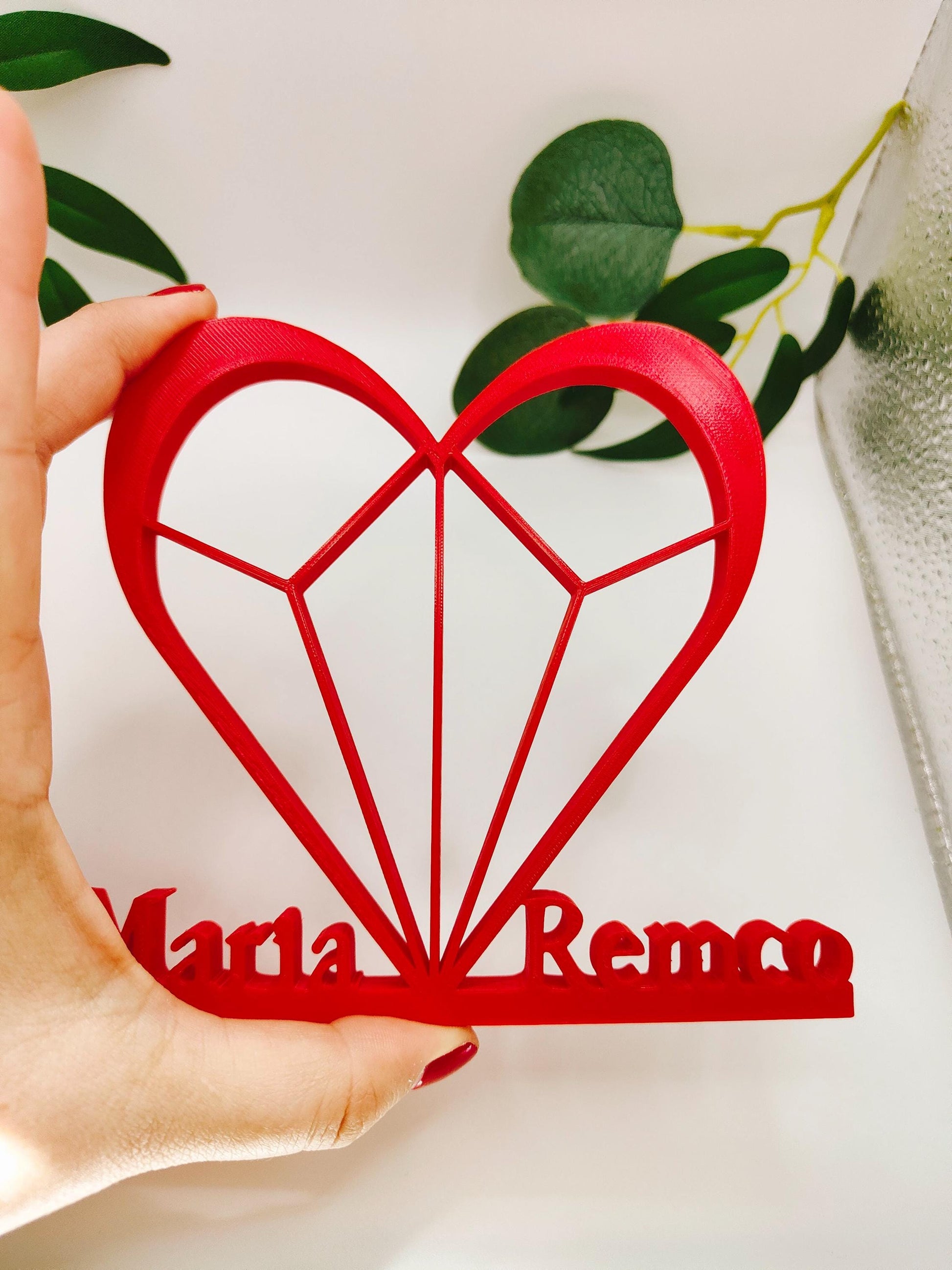 Love Custom Sign | Personalized Name Sign | 3D heart for couples| Valentine's Day gift| wedding gift| Home Wall Decor | Anniversary Gift
