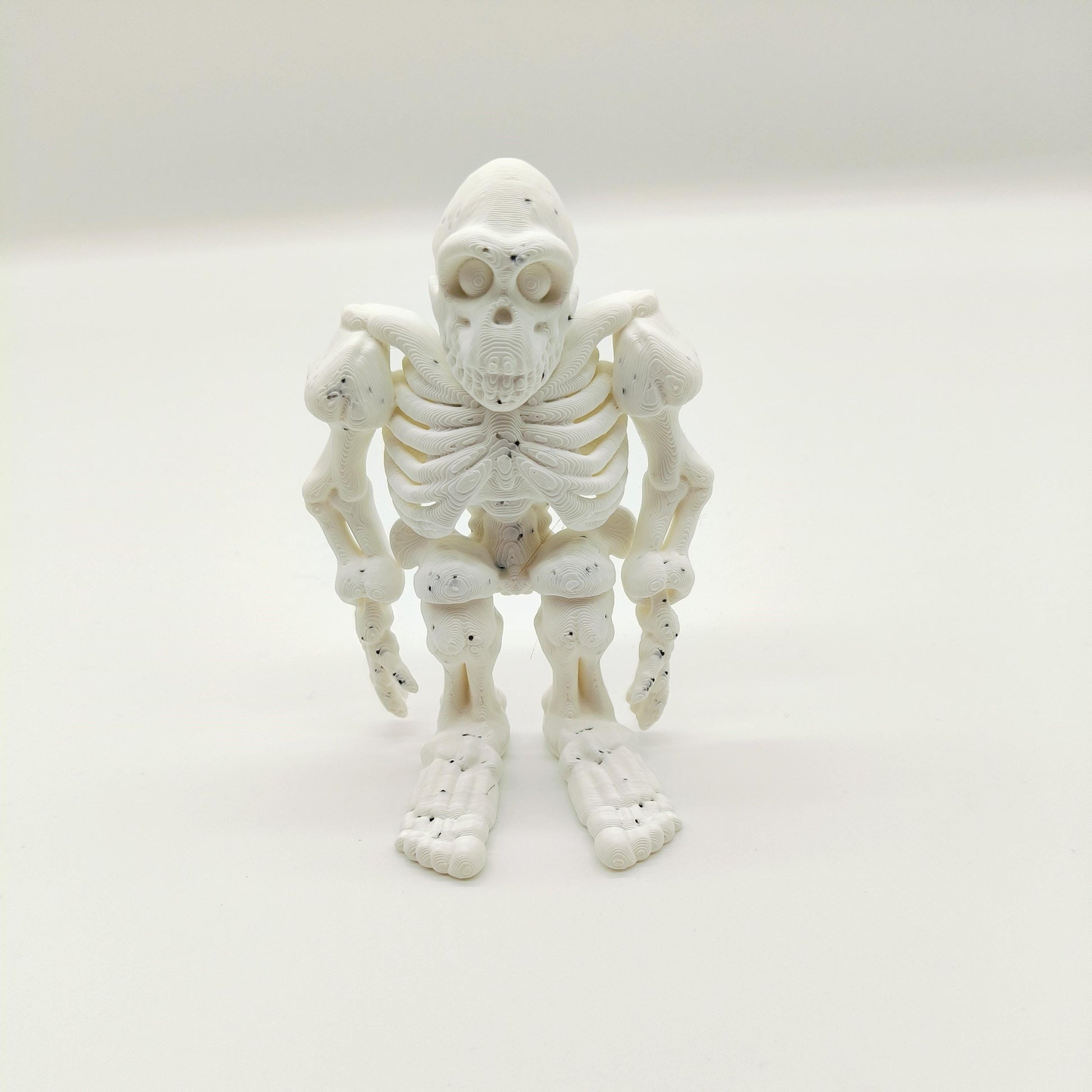Bigfoot Skeleton Figurine – Unique Halloween Decor, Spooky Sasquatch Toy for Collectors and Cryptid Fans