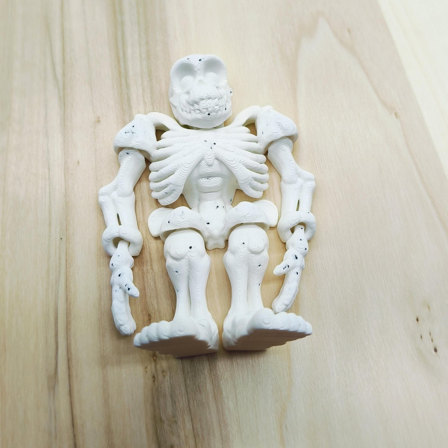 Bigfoot Skeleton Figurine – Unique Halloween Decor, Spooky Sasquatch Toy for Collectors and Cryptid Fans