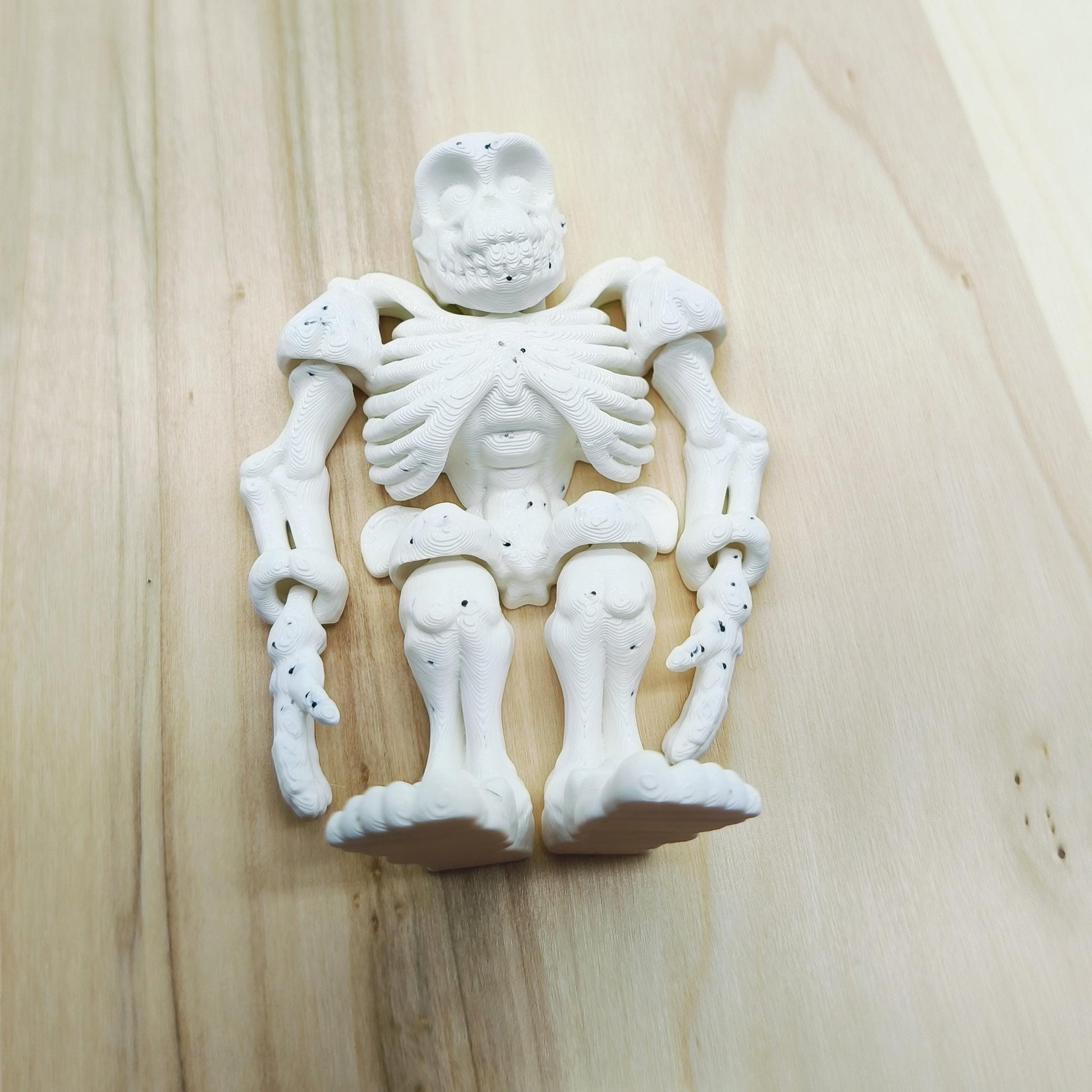 Bigfoot Skeleton Figurine – Unique Halloween Decor, Spooky Sasquatch Toy for Collectors and Cryptid Fans