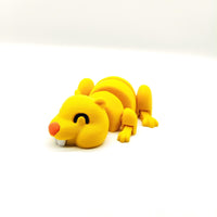 Adorable Articulated Beaver Toy – Cute Flexible Animal Figure with Movable Parts – Charming Desk Buddy Gift for Animal Lovers and Kids
