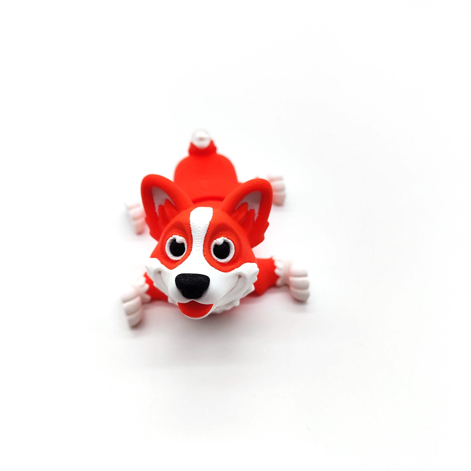 Adorable Articulated Corgi Figurine - Collectible Gift for Corgi Lovers and Dog Enthusiasts - Perfect Home Decor or Desk Companion