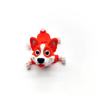 Adorable Articulated Corgi Figurine - Collectible Gift for Corgi Lovers and Dog Enthusiasts - Perfect Home Decor or Desk Companion