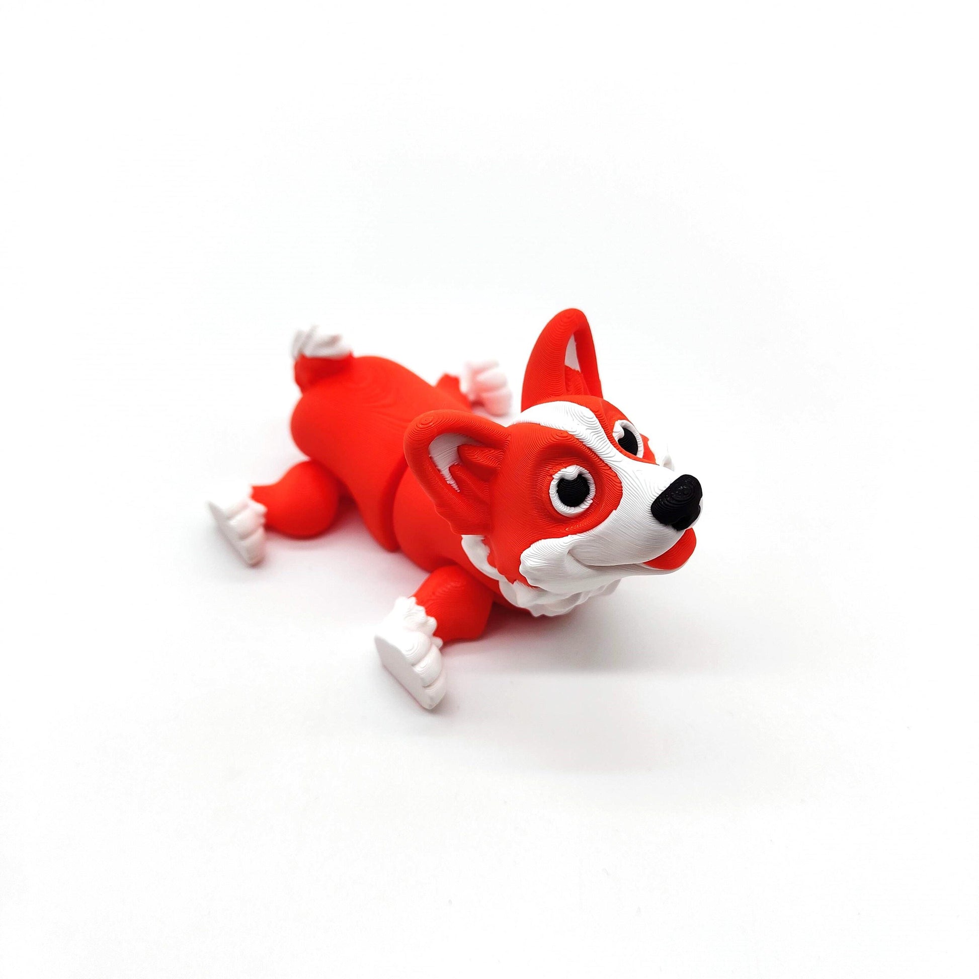 Adorable Articulated Corgi Figurine - Collectible Gift for Corgi Lovers and Dog Enthusiasts - Perfect Home Decor or Desk Companion