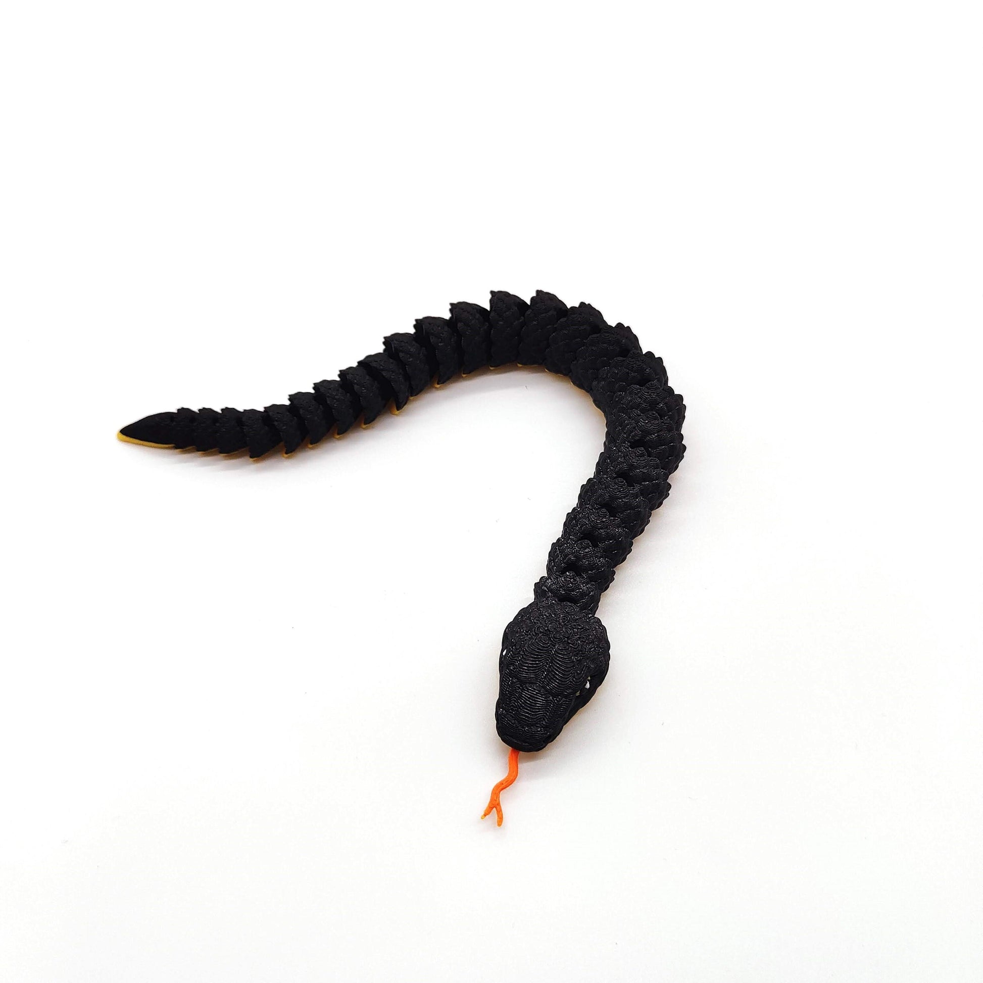 Snake with Flexible, Wiggling Motion – Perfect for Stress Relief, Fidgeting, Desk or Shelf Decor, Pet Enrichment, Educational Tools