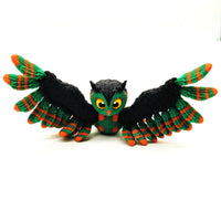 Colorful Articulated Owl Figurine – Unique Poseable Owl Collectible, Perfect for Bird Lovers and Home Decor, Unique Home Decor, Collectibles