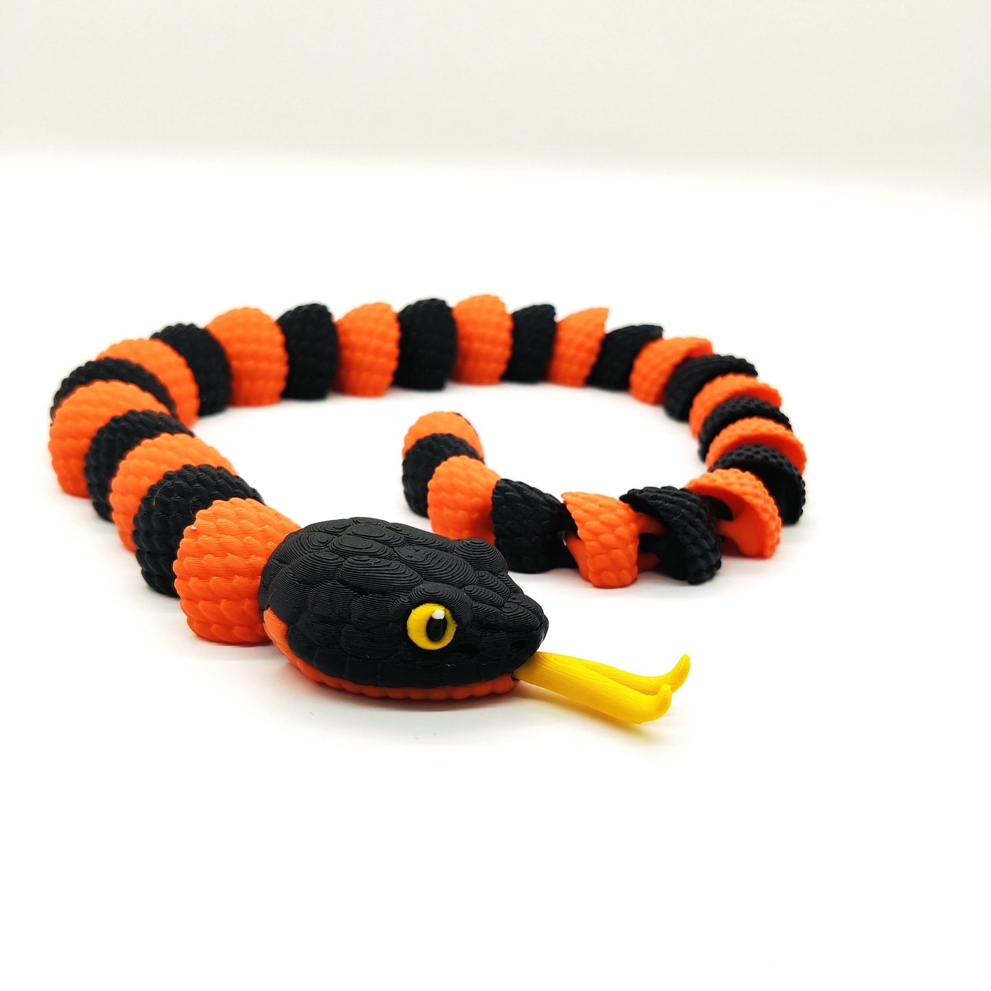 Copperhead Snake Toy - Movable Snake Figure, Perfect for Display, or Educational Use, Gift for Snake Lovers and Nature Enthusiasts