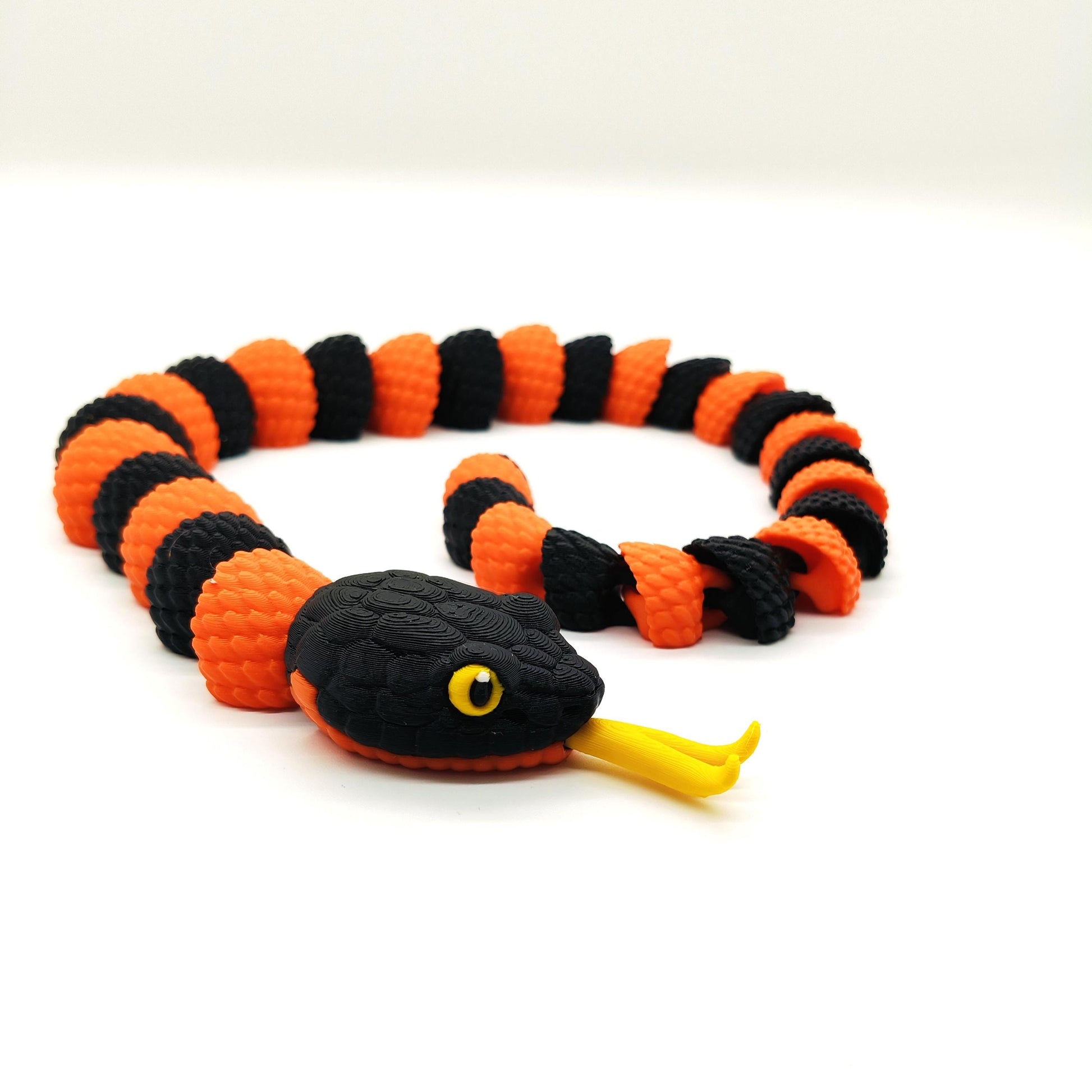 Copperhead Snake Toy - Movable Snake Figure, Perfect for Display, or Educational Use, Gift for Snake Lovers and Nature Enthusiasts