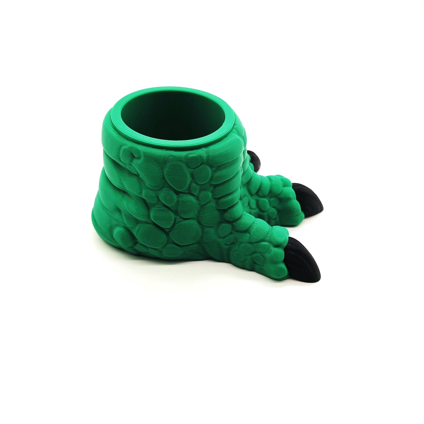 Dinosaur Claw Pencil Holder – Fun Dino Foot Desk Organizer with Realistic Black Claws – Perfect for Kids' Rooms, Office Decor, or Gifts