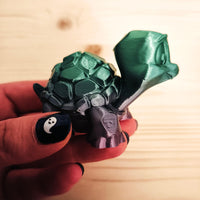 Turtle Figurine | Decorative Terrapin Sculpture | Unique Tortoise Ornament for Home Décor | Collectible Reptile Art Piece