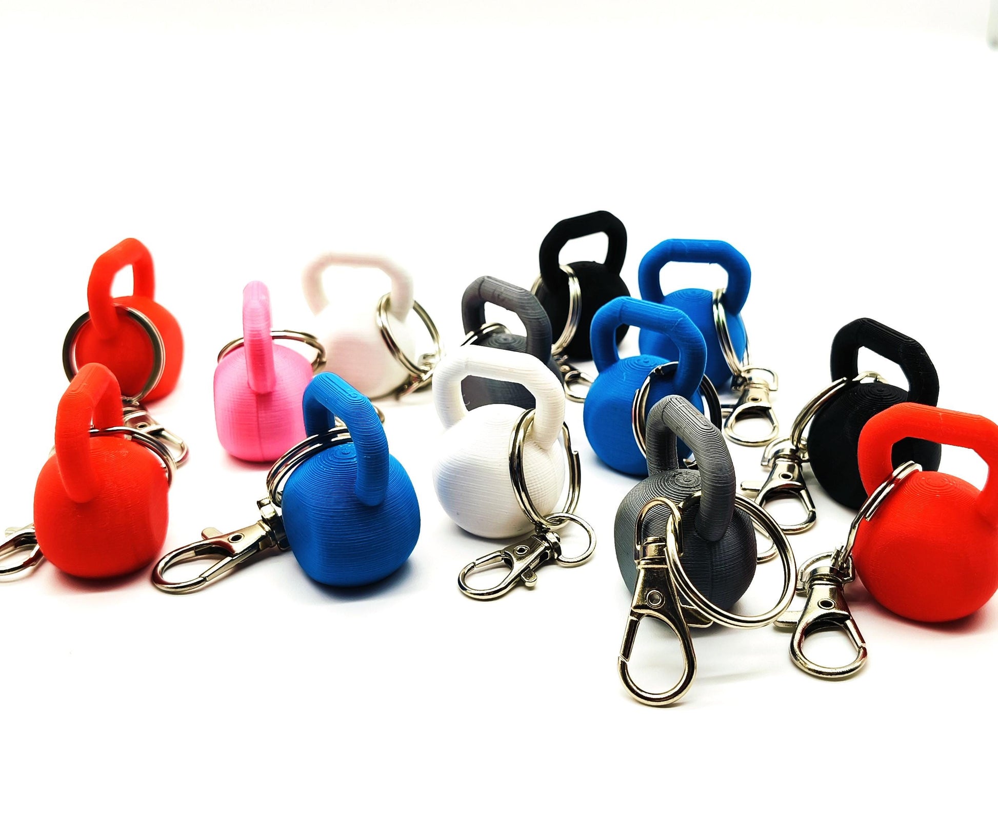 Mini Kettlebell Keychain – Perfect Fitness Themed Accessory for Gym Enthusiasts, Durable and Lightweight with Secure Keyring Attachment
