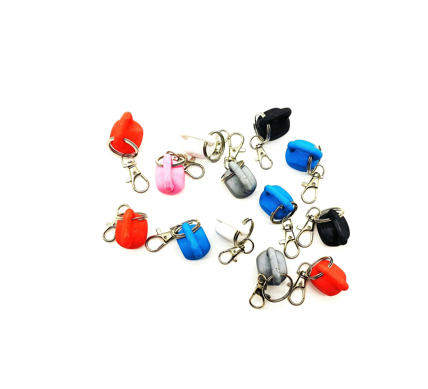 Mini Kettlebell Keychain – Perfect Fitness Themed Accessory for Gym Enthusiasts, Durable and Lightweight with Secure Keyring Attachment
