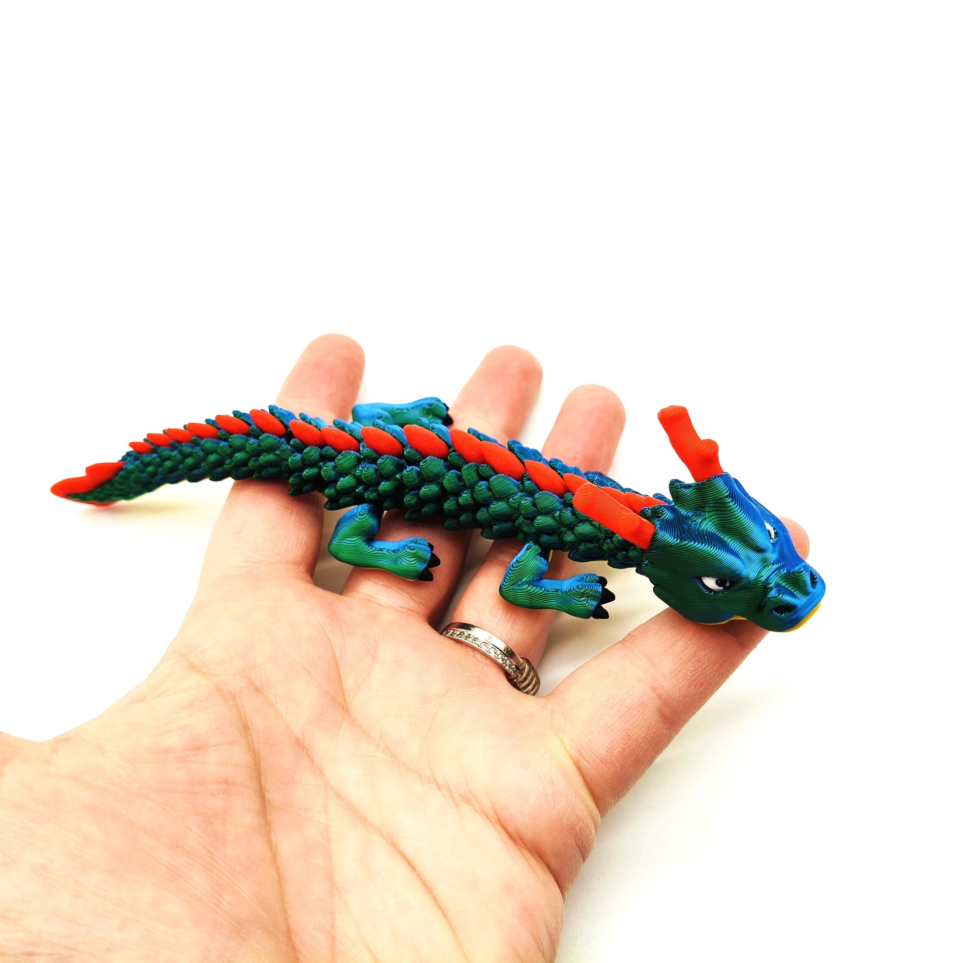 Enchanting Mini Dragon Figurine – Vibrant Fantasy Creature for Decor, Collectibles, and Unique Gifts