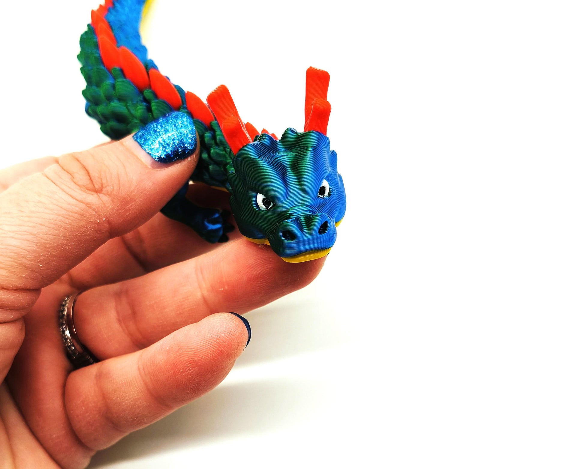 Enchanting Mini Dragon Figurine – Vibrant Fantasy Creature for Decor, Collectibles, and Unique Gifts