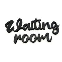 Waiting Room Sign for Office Decor, Reception Area Wall Art and Business Spaces