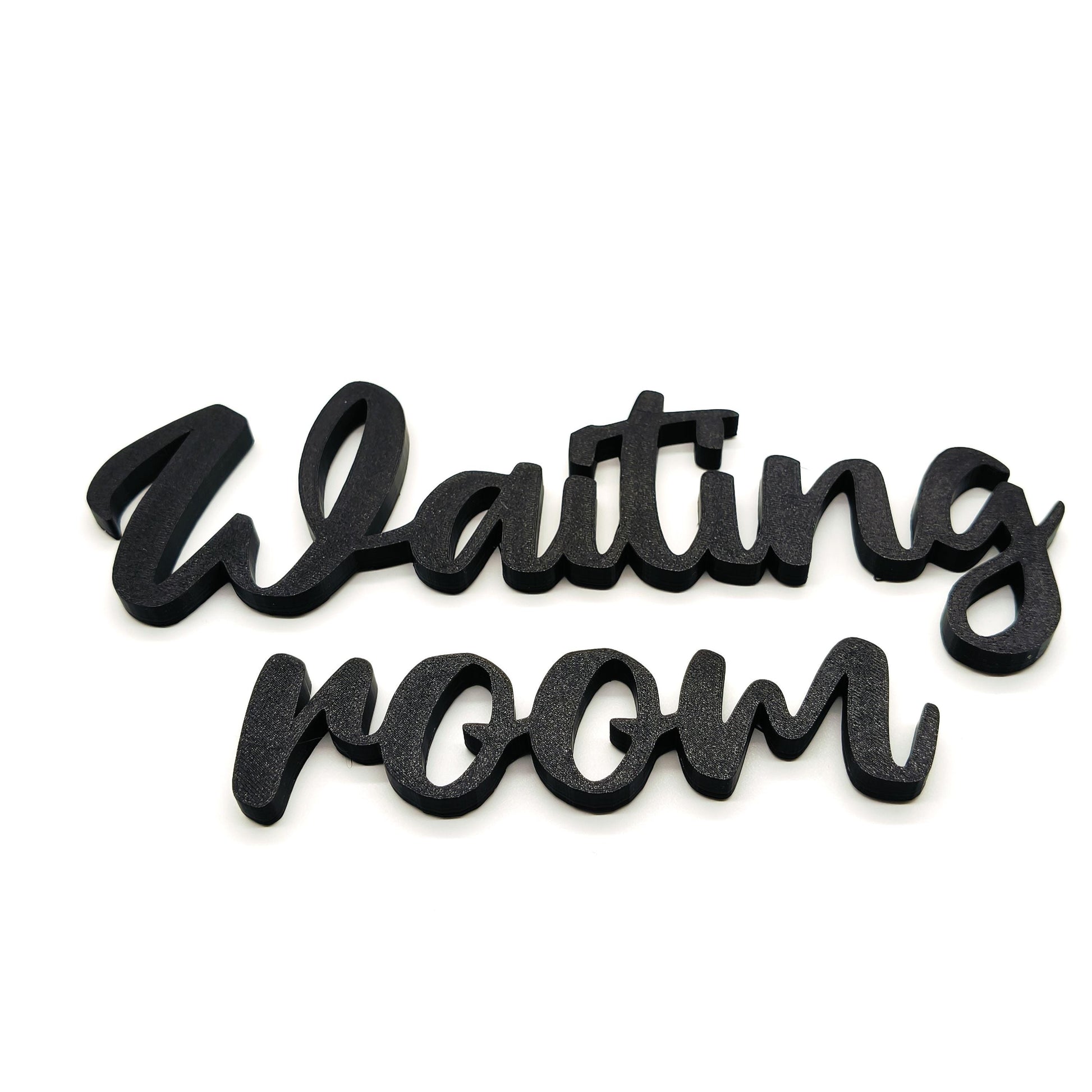 Waiting Room Sign for Office Decor, Reception Area Wall Art and Business Spaces