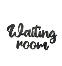 Waiting Room Sign for Office Decor, Reception Area Wall Art and Business Spaces