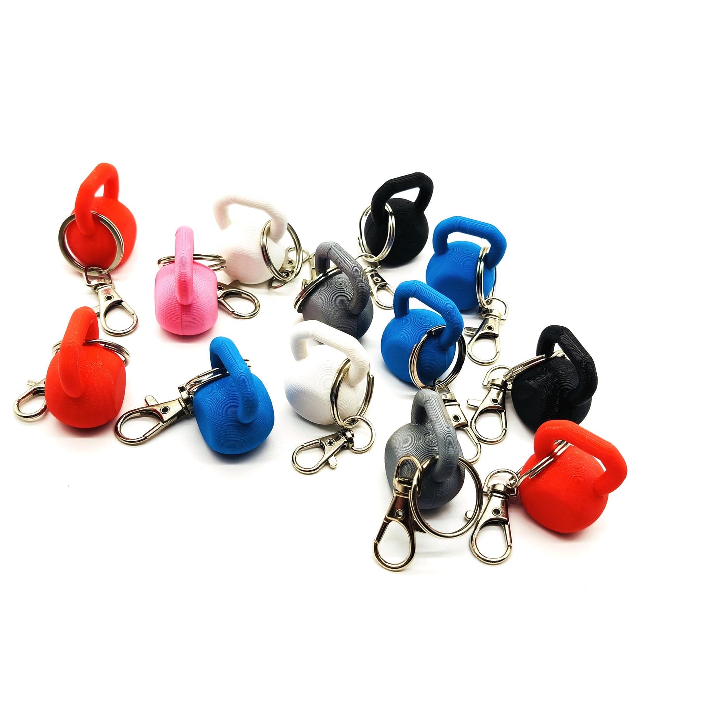 Mini Kettlebell Keychain – Perfect Fitness Themed Accessory for Gym Enthusiasts, Durable and Lightweight with Secure Keyring Attachment