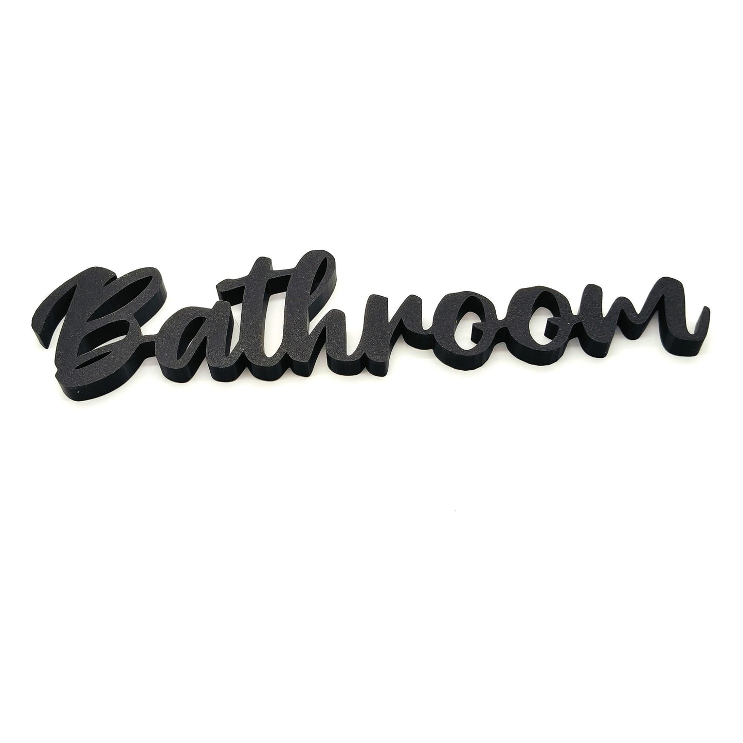 Elegant 'Bathroom' Wall or Door Sign - Perfect for Modern and Classic Home Décor Styles