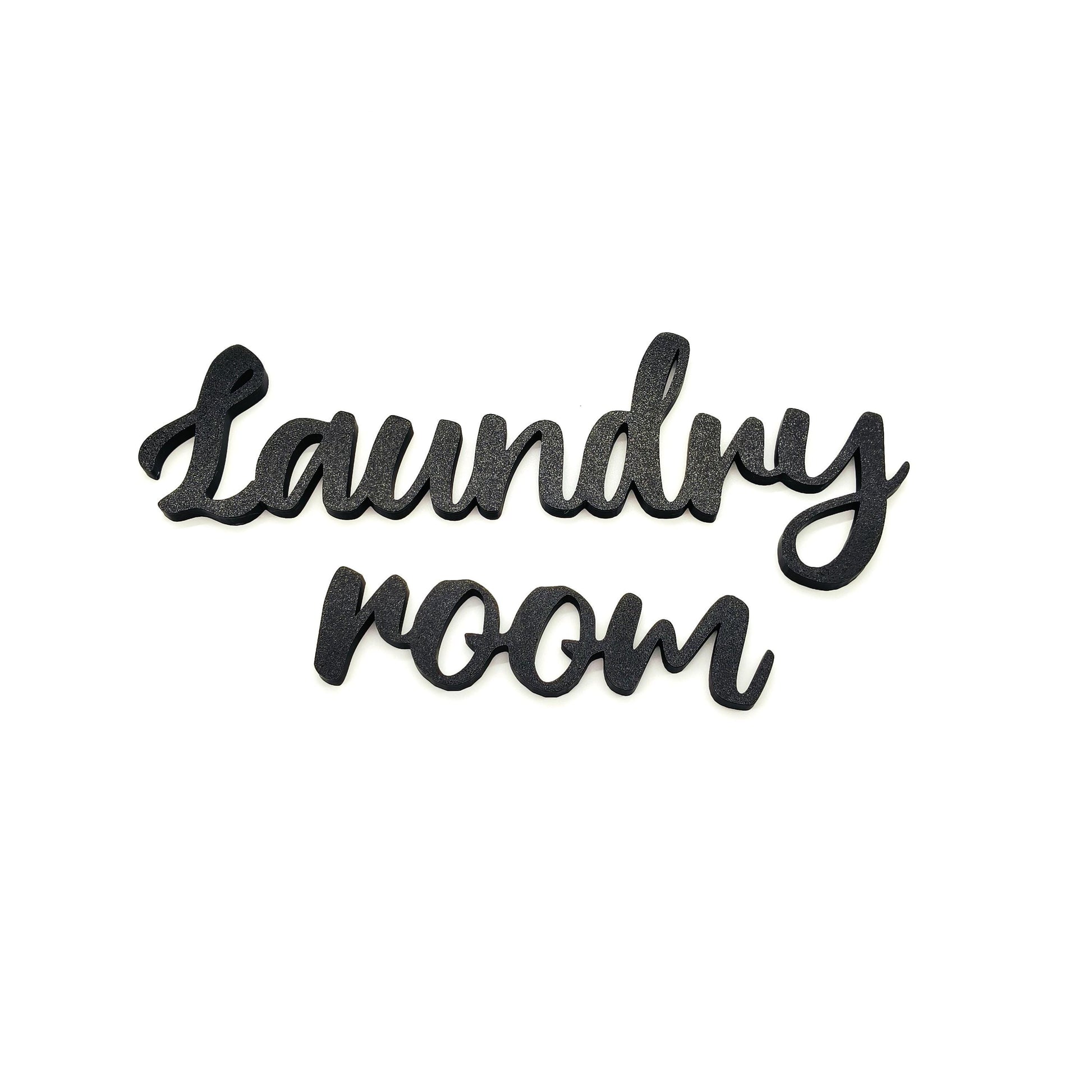Laundry Room Wall Sign – Stylish Minimalist Home Decor for Laundry Spaces, Wall Lettering for Organizing and Decorating Your Laundry Area