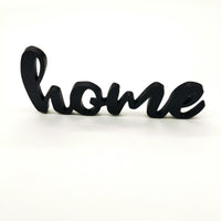 Elegant 'Home' Wall or Door Sign - Perfect for Modern and Classic Home Décor Styles