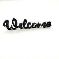 Elegant 'Welcome' Wall or Door Sign - Perfect for Modern and Classic Home Décor Styles