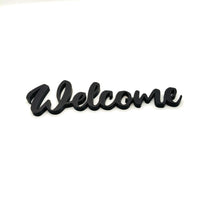Elegant 'Welcome' Wall or Door Sign - Perfect for Modern and Classic Home Décor Styles