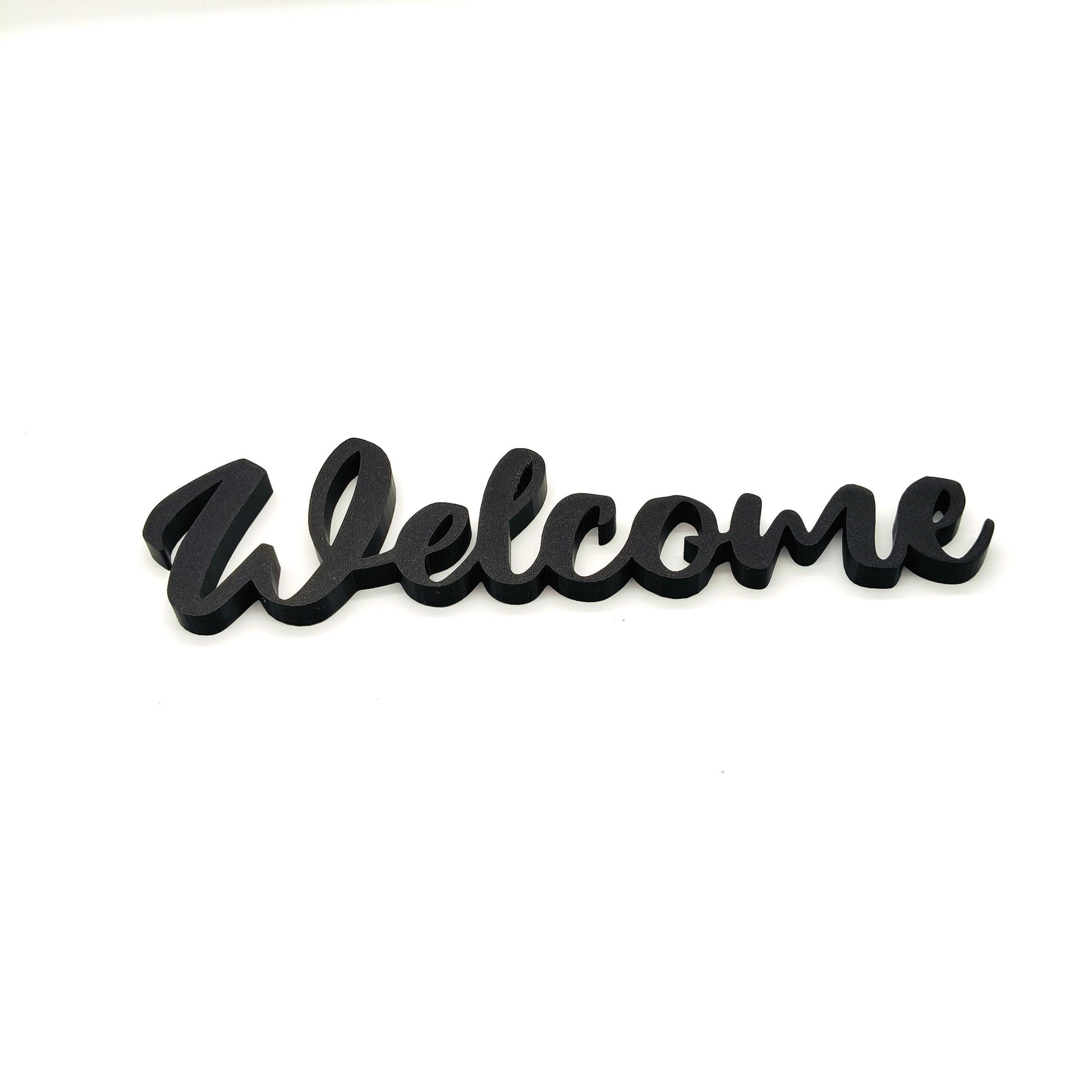 Elegant 'Welcome' Wall or Door Sign - Perfect for Modern and Classic Home Décor Styles
