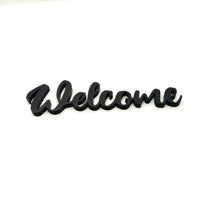 Elegant 'Welcome' Wall or Door Sign - Perfect for Modern and Classic Home Décor Styles