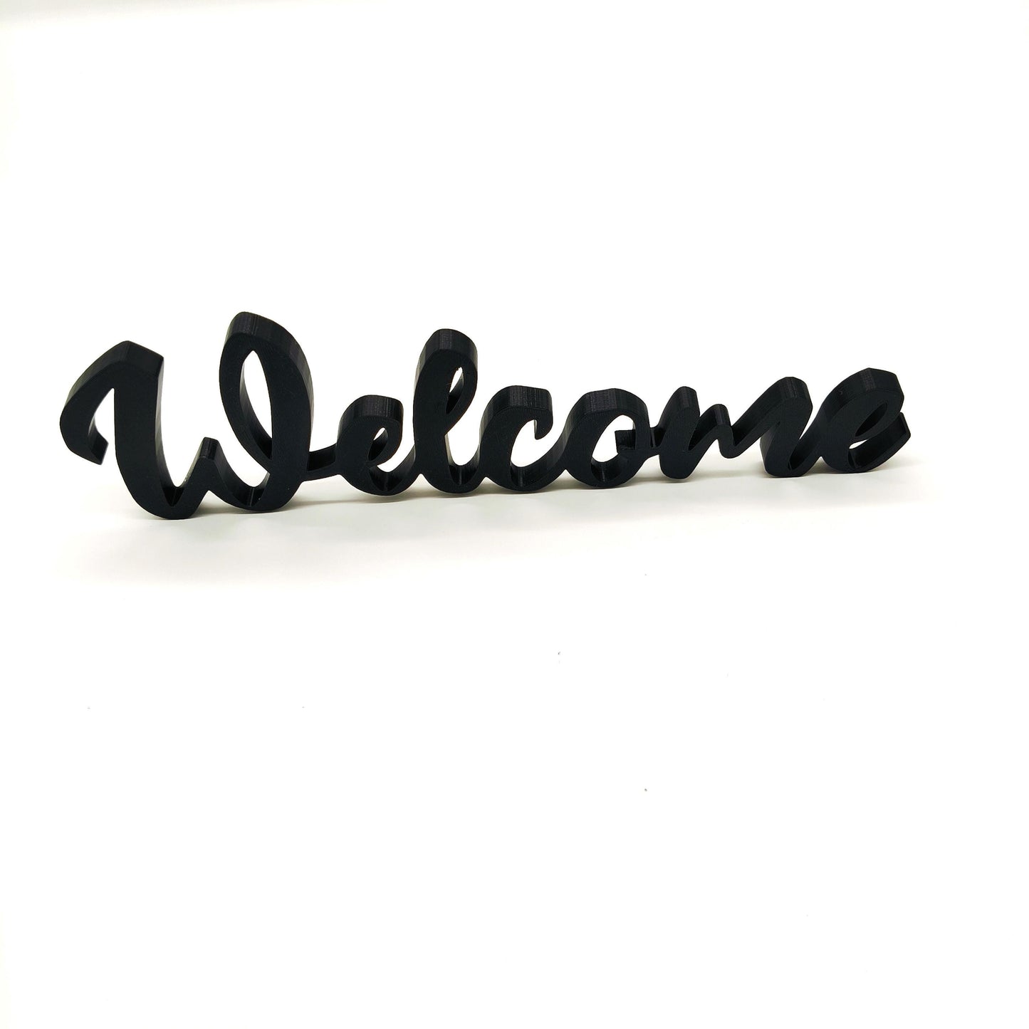 Elegant 'Welcome' Wall or Door Sign - Perfect for Modern and Classic Home Décor Styles
