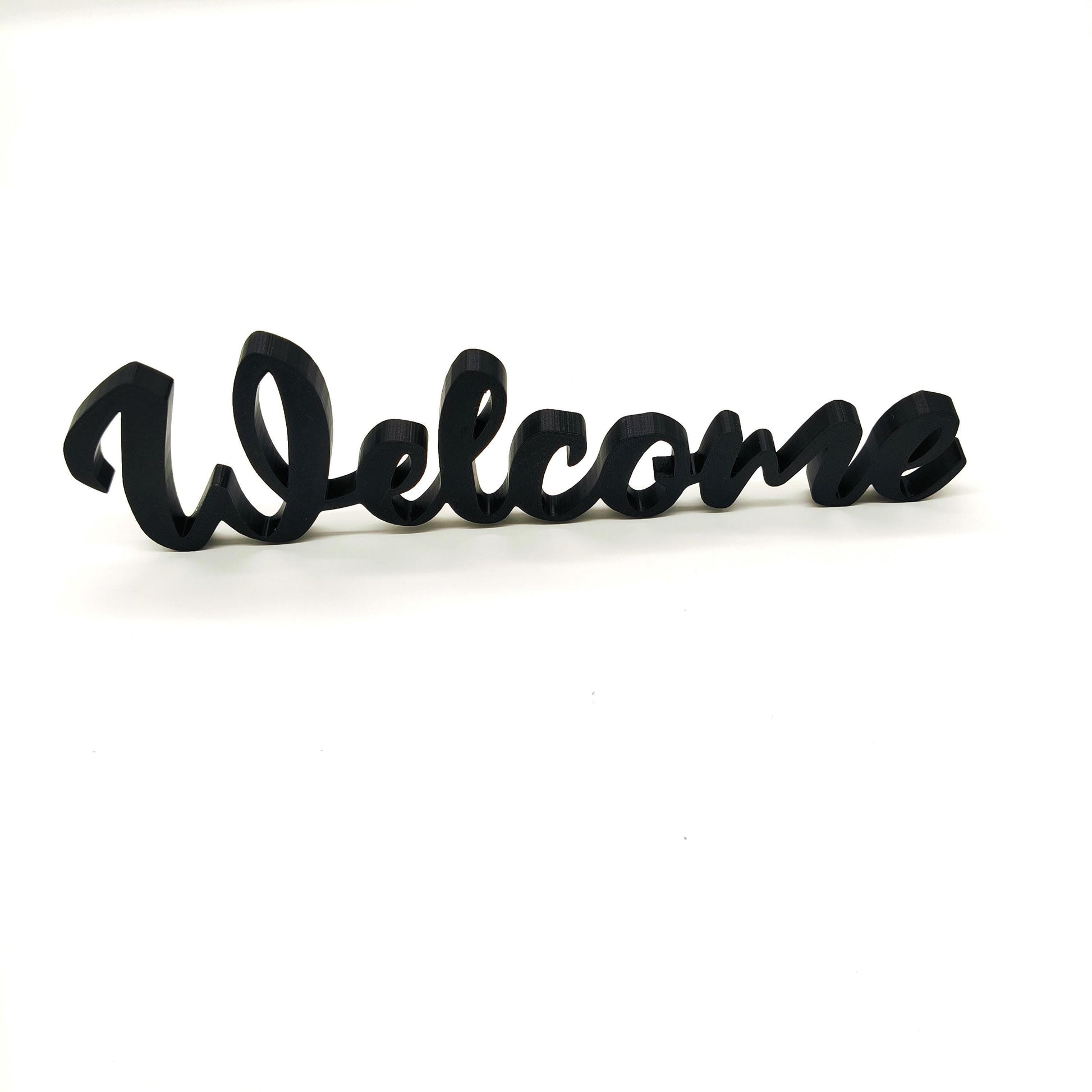 Elegant 'Welcome' Wall or Door Sign - Perfect for Modern and Classic Home Décor Styles