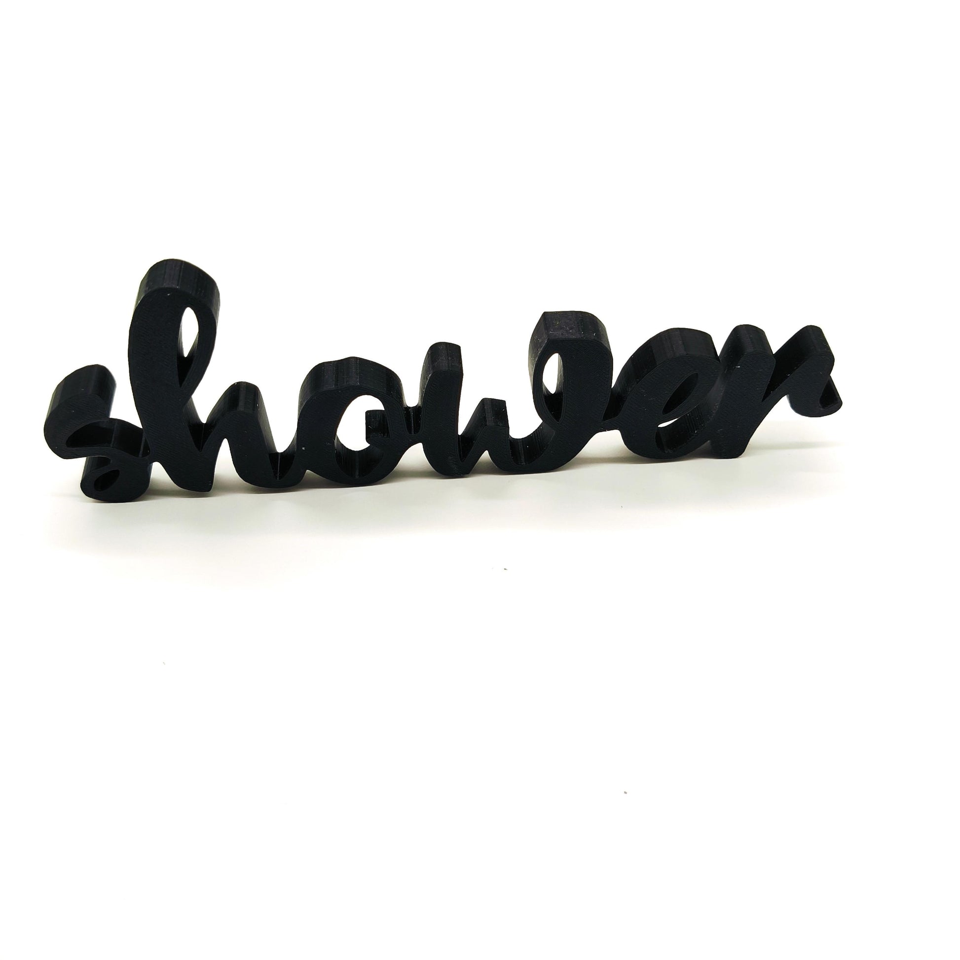 Elegant 'Shower' Wall or Door Sign - Perfect for Modern and Classic Home Décor Styles