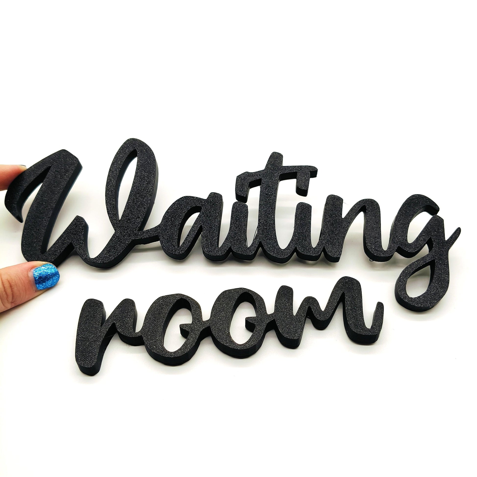 Waiting Room Sign for Office Decor, Reception Area Wall Art and Business Spaces