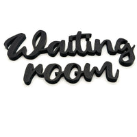 Waiting Room Sign for Office Decor, Reception Area Wall Art and Business Spaces