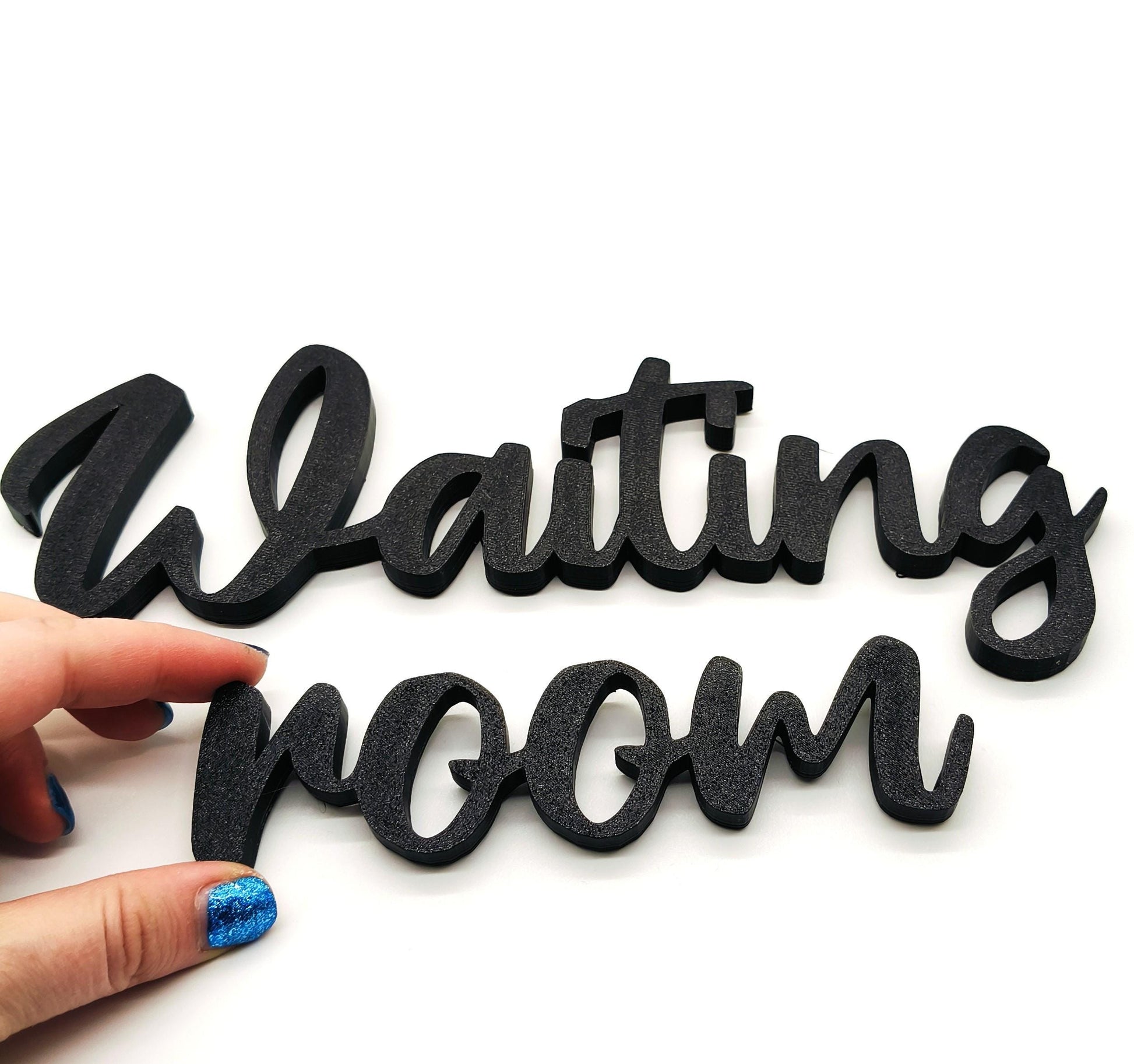 Waiting Room Sign for Office Decor, Reception Area Wall Art and Business Spaces