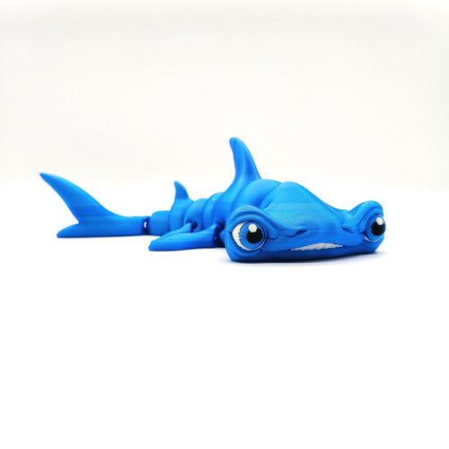 Adorable Articulated Hammerhead Shark Toy – Perfect for Ocean Lovers, Kids, and Unique Gift Enthusiasts